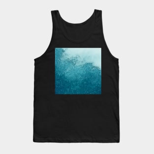 Blue-green gradient art Tank Top